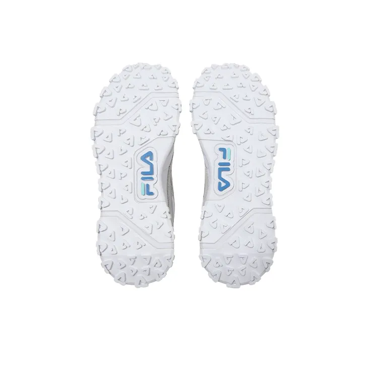 FILA Zagato Cushioning Anti Slip Wear Resistant Breathability Low Top Casual Shoes Unisex White Gray Korean Style-4