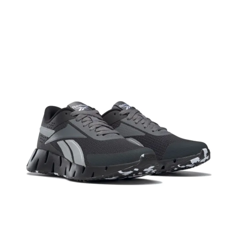 Reebok Zig Dynamica 2 Cushioning Wear-Resistant Low-Top Running Shoes Women's Black-2