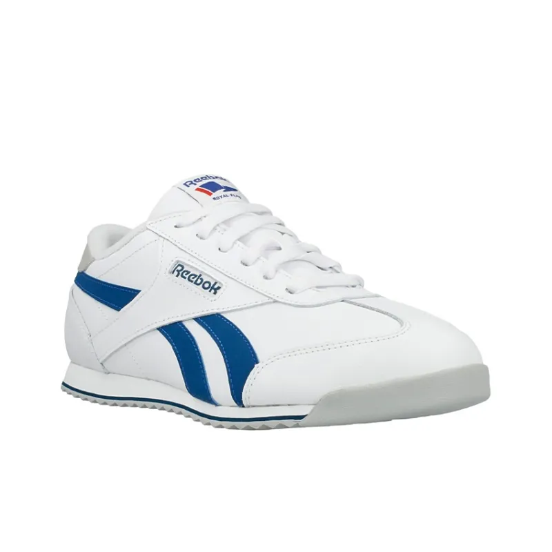 Reebok Royal Classic Rayen Cushioned Slip-Resistant Low-Top Running Shoes Men's White Blue-2