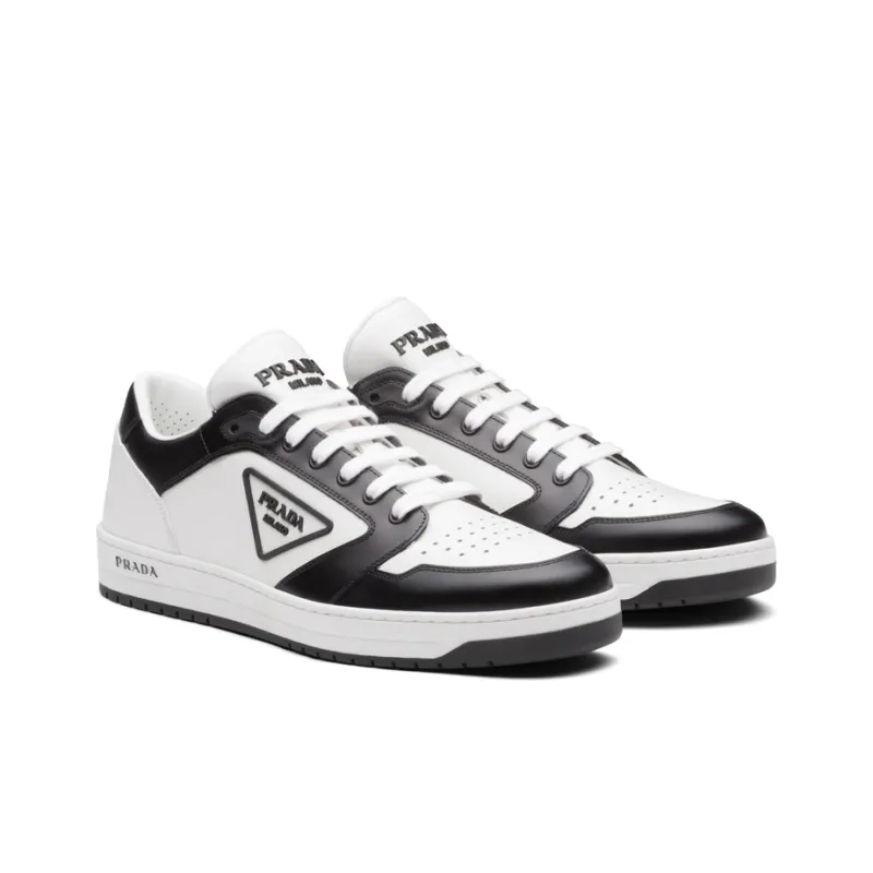 PRADA District Leather White Black White-2