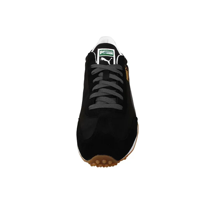 PUMA Whirlwind Classic Cushioning Anti-Slip Wear-Resistant Breathability Low-Top Running Shoes Men's Black Gray Color-2