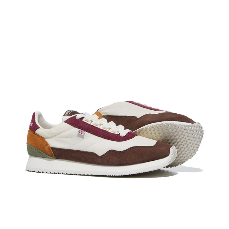 Norman Walsh Low Top Running Shoes Unisex White Brown-3