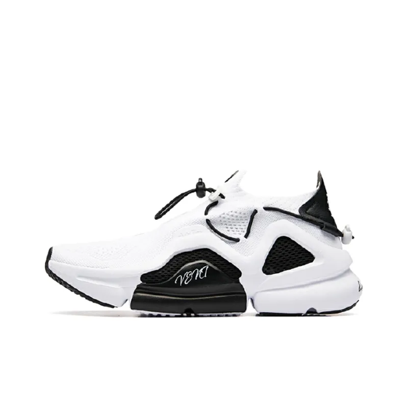 Anta Column Expansion Breathable Low-Top Running Shoes Men's White Black-0