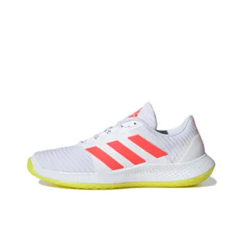 Adidas Forcebounce Wear-resistant And Lightweight Low-Top Running Shoes Women's White Orange Black