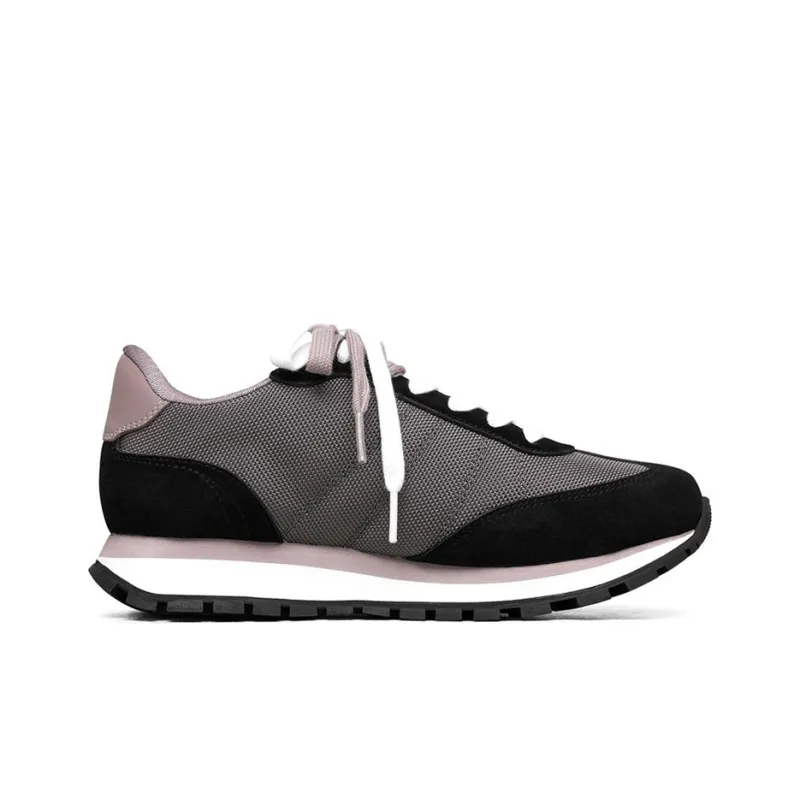 Skechers Bob's Shock Absorbers Slip Resistant, Abrasion Resistant, Breathable Low Top Running Shoes Women's Black Pink-1