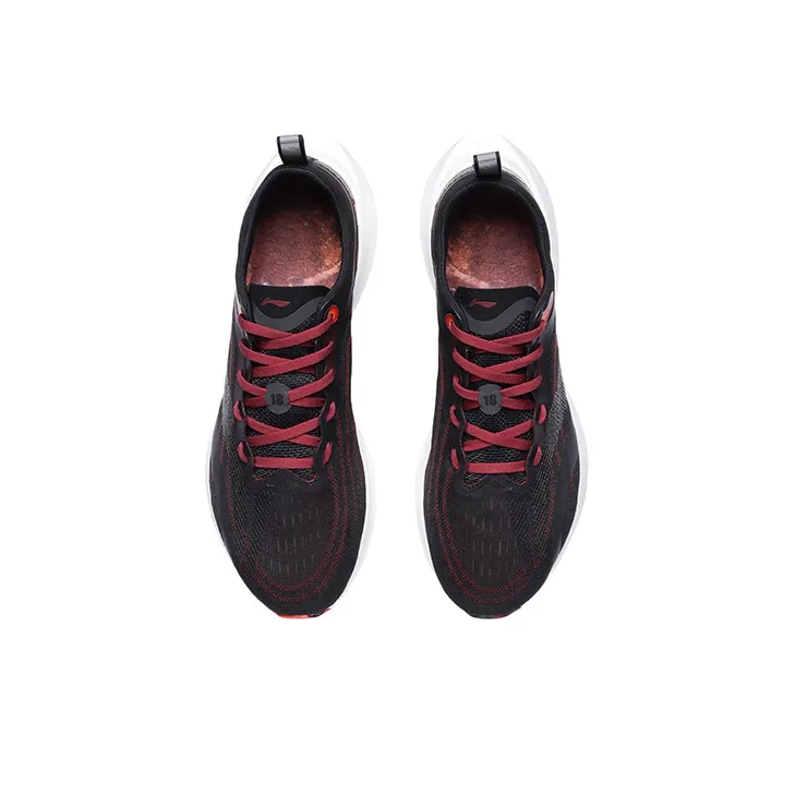 LiNing Super Light 18 䨻 Low Top Running Shoes Men's Black Red-3
