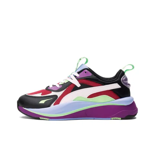 PUMA Rs-Curve Running Shoes Women's Low-Top Black/White/Purple