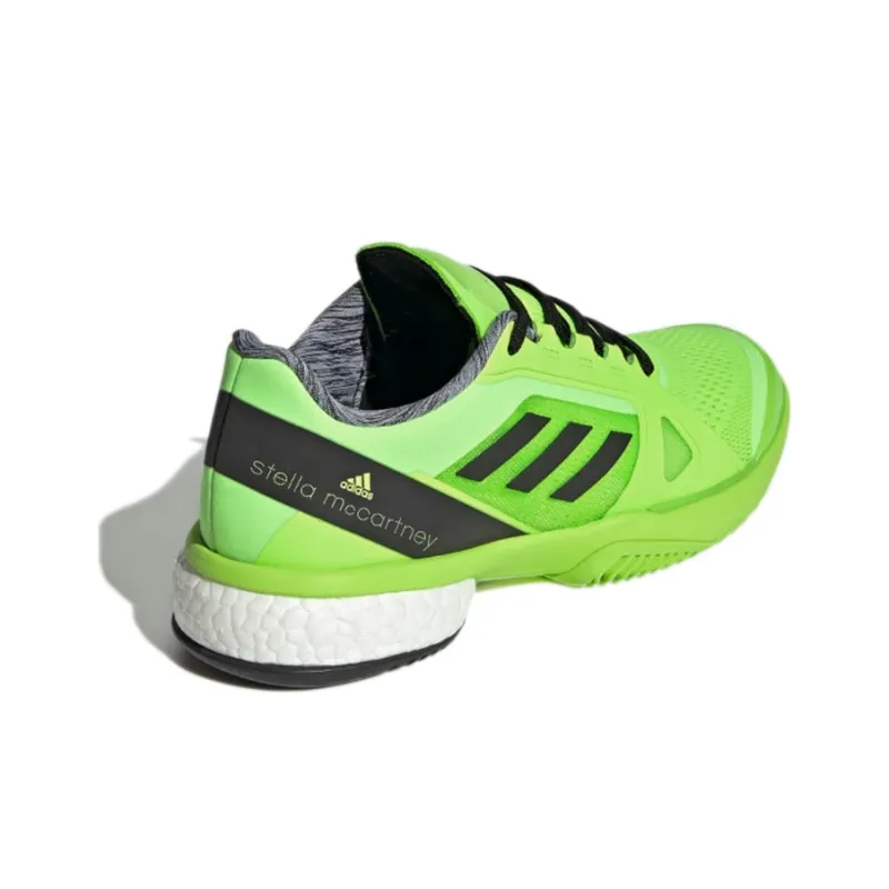 Adidas Tennis Wear-Resistant Low-Top Running Shoes Women's Green Black-3
