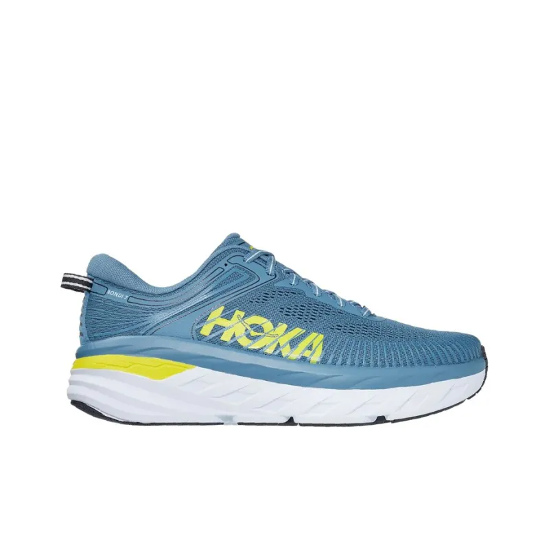 HOKA ONE ONE Bondi 7 Provincial Blue Citrus-1