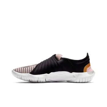 Nike Free Rn Flyknit 3.0 For Black/Golden Women's