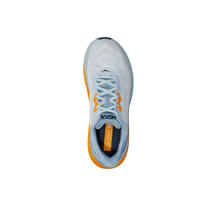HOKA ONE ONE Arahi 6 Plein Air Blue Fog Orange-3
