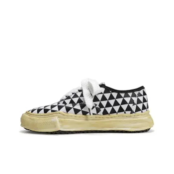 MIHARA YASUHIRO Baker Overdie Original Low Top Stylish Skateboarding Shoes Men's Black White