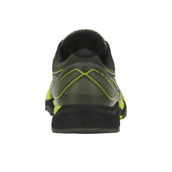 Asics GEL-FujiTrabuco 7 Wear-resistant And Lightweight Low-Top Running Shoes Men's Yellow Black-3