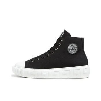 FANSIZHE Barocco High Top Stylish Skateboarding Shoes Men's Black