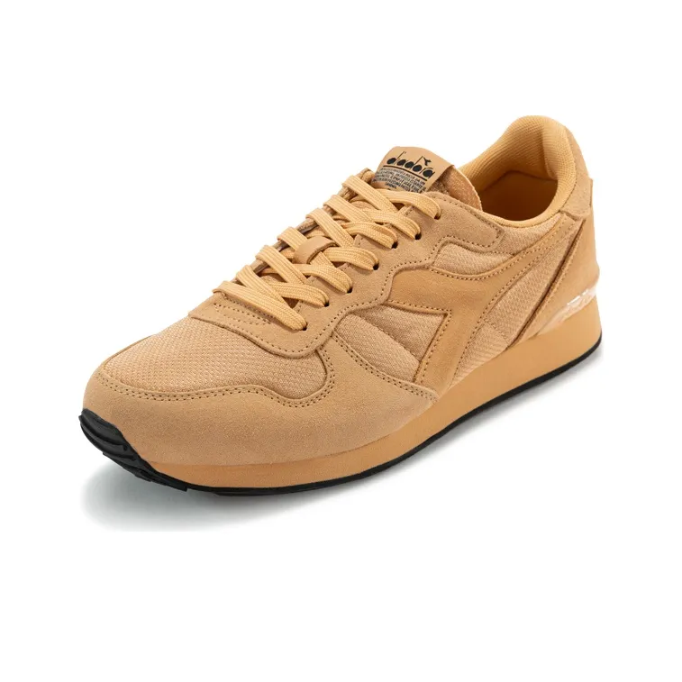 Diadora Camaro Cushioned Wear-Resistant Breathable Coverage Low-Top Running Shoes Unisex Earth Yellow-2