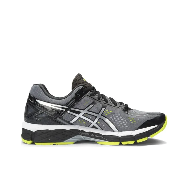 Asics Gel Kayano 22 4E Wide 'Charcoal Silver Lime'-1