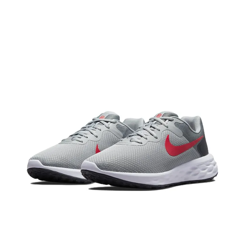 Nike Revolution 6 'Light Smoke Grey Siren Red''-2