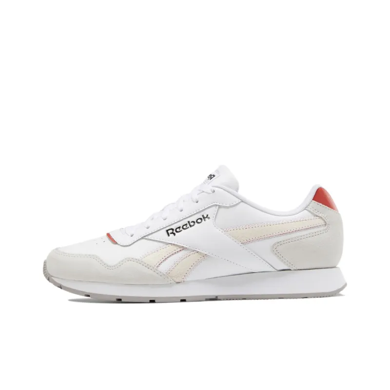 Reebok Royal Glide Running Shoes Men Low Top White/Light Brown-0