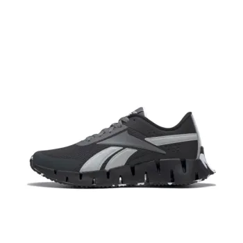 Reebok Zig Dynamica 2 Cushioning Wear-Resistant Low-Top Running Shoes Women's Black