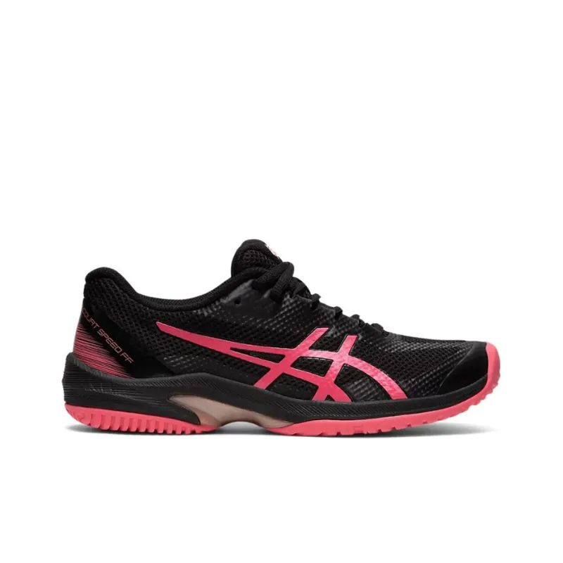 Asics Gel-Court Speed Anti-Slip And Wear-Resistant Breathable Low-Top Running Shoes Women's Black Red-1