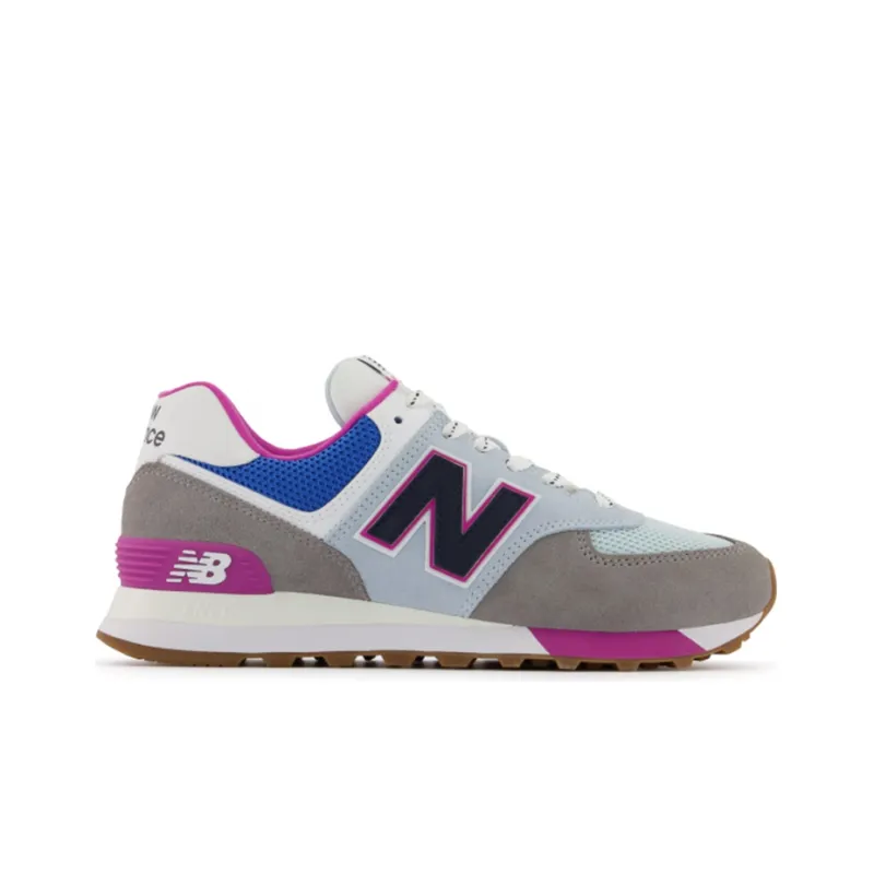 New Balance 574 Marblehead Blue Pink Gum Women's-1