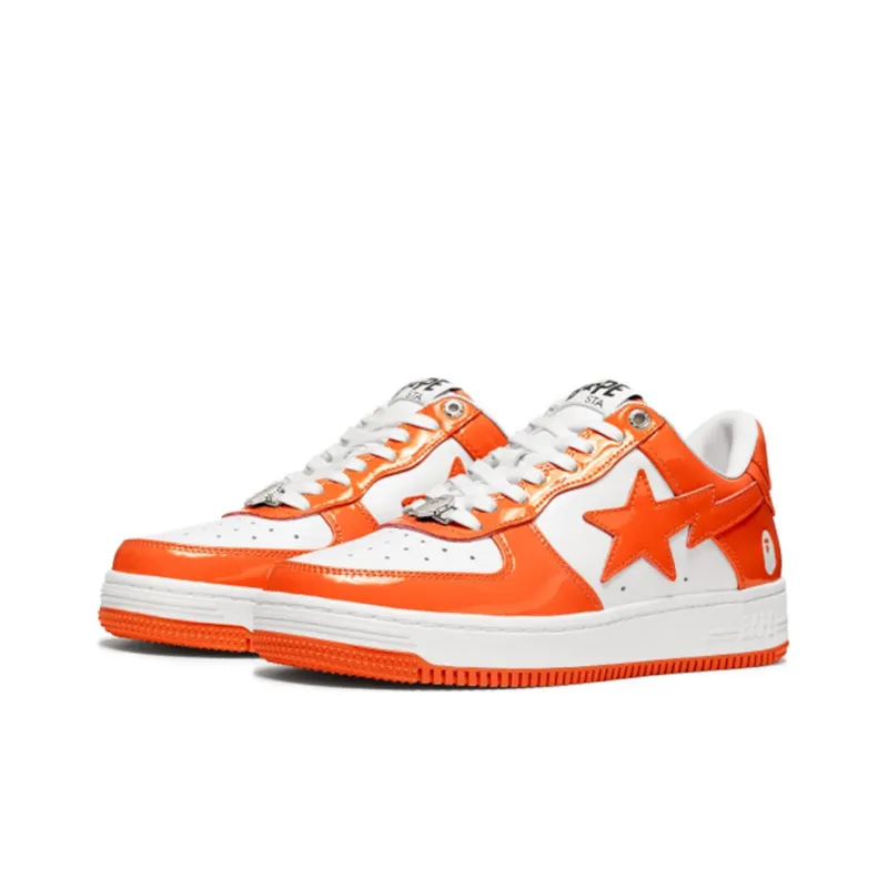A BATHING APE Bape Sta Low Orange-2