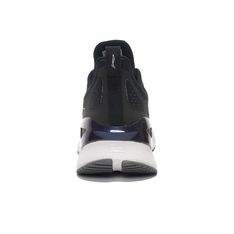 LiNing YueYing Element Slip Resistant, Abrasion Resistant, Breathable Low Top LINING Cloud Running Shoes Men's Black-5