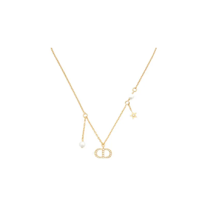 DIOR Classic CD Necklace Series Necklaces Women's-0