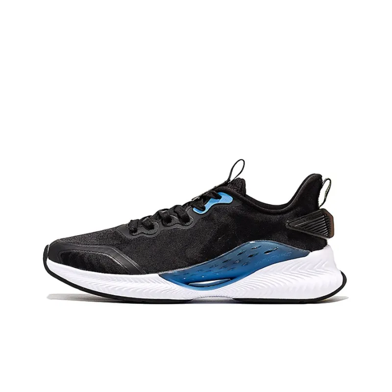 XTEP Qing Feng 4.0 Breathable Low-Top Running Shoes Men's Black-0