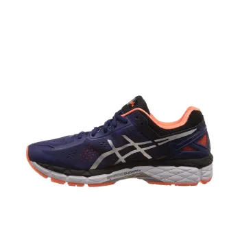 Asics Gel-Kayano 22 Wear-Resistant Low-Top Running Shoes Men's Blue Orange 2E-Width