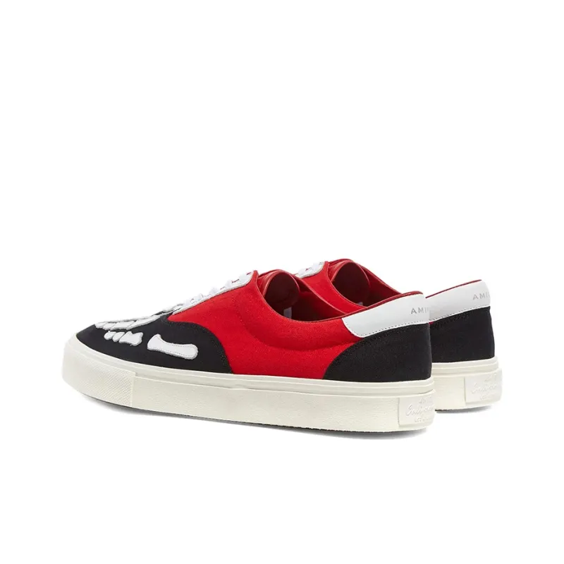 AMIRI Skel Toe Lace Up 'Black Red'-3