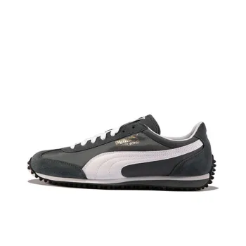 PUMA Whirlwind Classic Cushioning Anti-Slip Wear-Resistant Breathability Low-Top Running Shoes Men's Black Gray