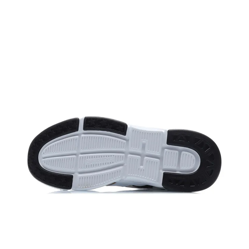 LiNing 001 Cushioning Anti Slip And Wear Resistant Low Top Running Shoes Women's White Black-4