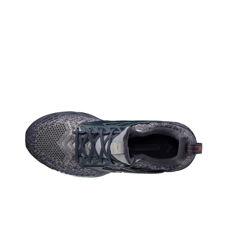 Mizuno Creation Waveknit 2 Running Shoes Men Low Top Blue/Gray-2