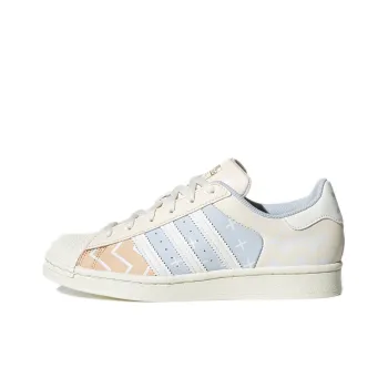 Adidas Originals Superstar Comfortable Wear Resistant Sneakers Creamy 'Cream Light Bluegray' Women's