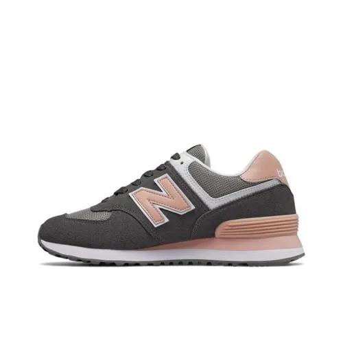 New Balance NB 574 Running Shoes Women's Low-Top Magnetic Gray/Pink