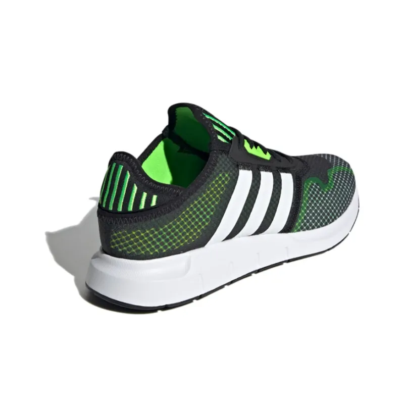 Adidas Swift Run X Black Solar Green-3