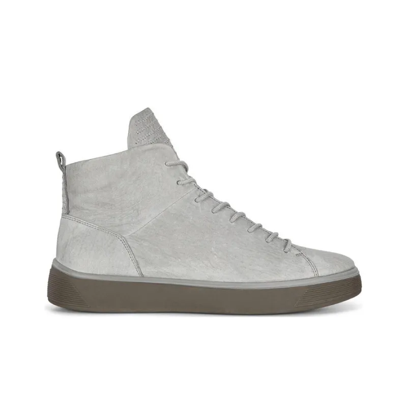 Ecco Street Tray Skateboard Shoes Men's Silver-1