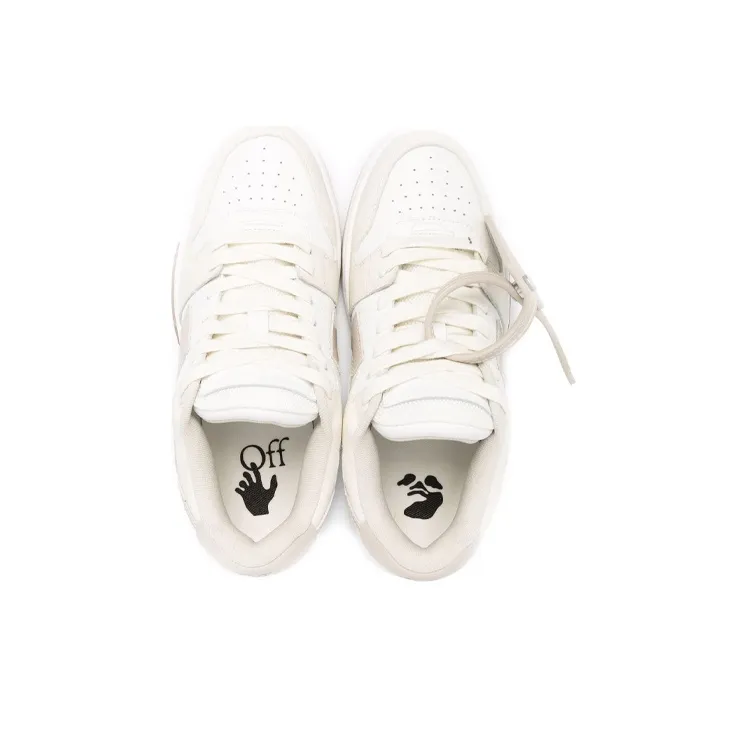 OFF WHITE Out Of Office Low Top Sport Shoes White Women's-3