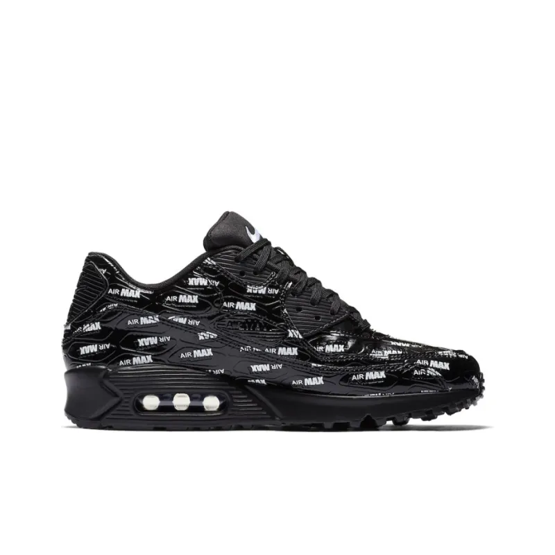 Nike Air Max 90 All Over Print Black White-1