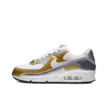 Nike Air Max 90 Se White Metallic Gold Women's