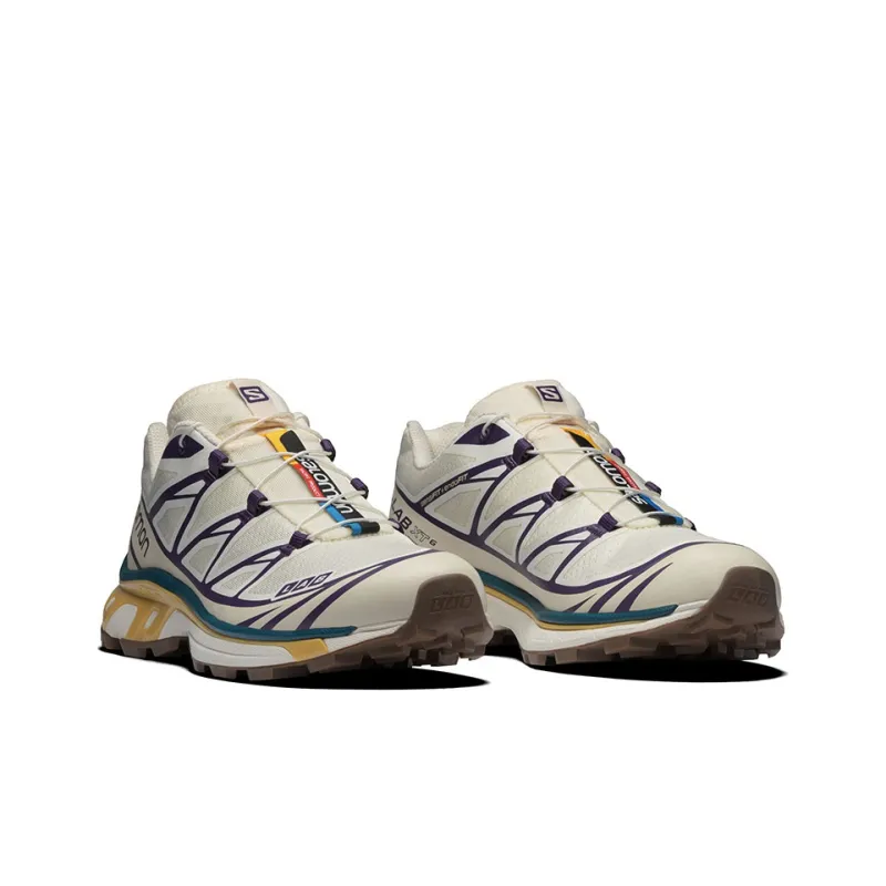 SALOMON XT 6 'Beige Purple Yellow'-1