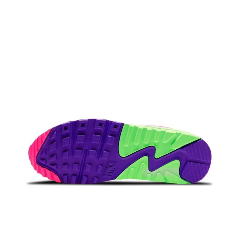 Nike Air Max 90 White Neon Women's-5