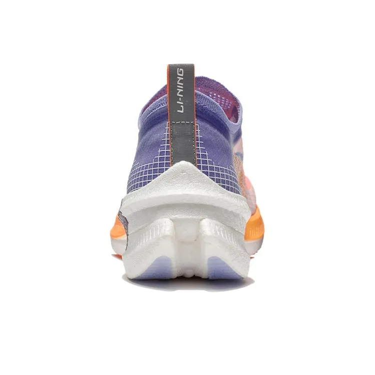 LINING Feidian 2 Elite Running Shoes Men Low Top Standard White/Neon Hydrangea Blue Purple-5