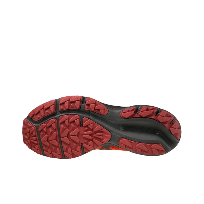 Mizuno Wave Rider TT Cushioning Anti-Slip Wear-Resistant Breathability Low-Top Running Shoes Men's Red Black-4