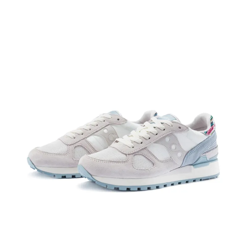 Saucony Shadow Original Running Shoes Women's Low Top Gray Blue-2