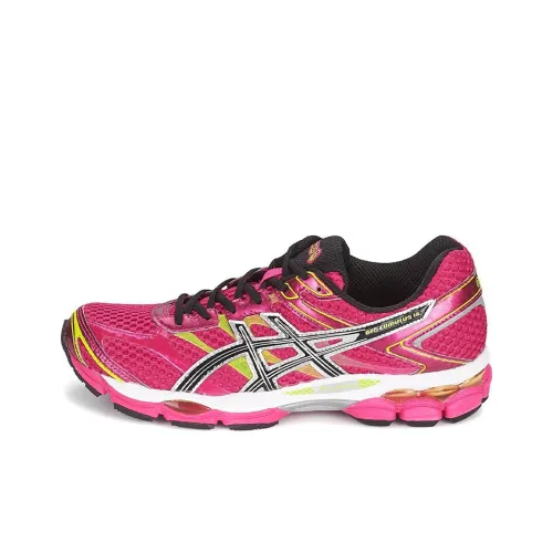 Asics Gel-Cumulus 16 Wear-Resistant Slip-Resistant Low-Top Running Shoes Women's Pink Black