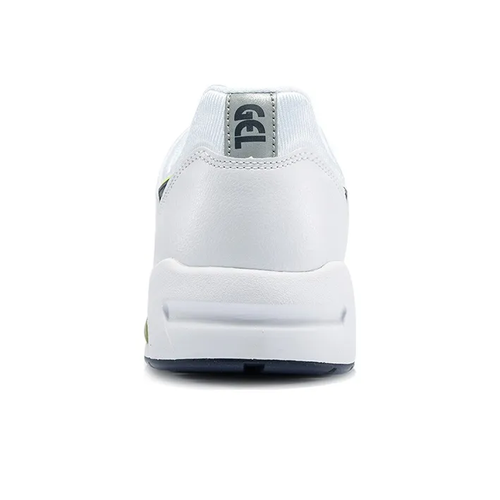 Asics Gel Saga Sou Anti Slip And Wear Resistant Breathable Low Top Running Shoes Unisex White Navy Blue-3