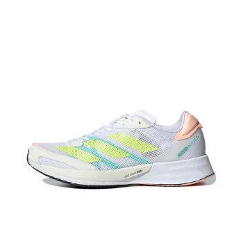 Adizero Adios Women's Adidas 6 'White Pulse Lime' Women's