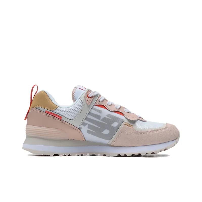 New Balance 574 Shoes For Pink/Orange Women's-1